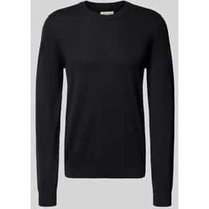 Gebreide pullover met ronde hals, model 'OSVALD'