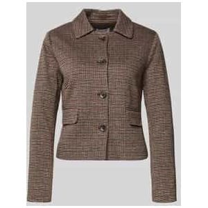 Regular fit blazer met viscose