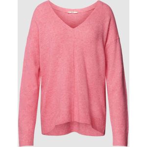 Gebreide pullover met V-hals