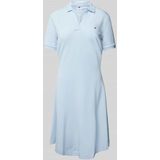 Tommy Hilfiger - Polojurk - Lichtblauw - Lyocellmix
