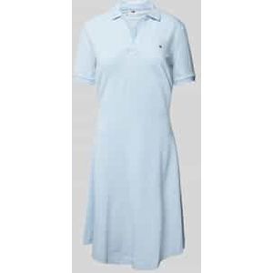 Tommy Hilfiger - Polojurk - Lichtblauw - Lyocellmix