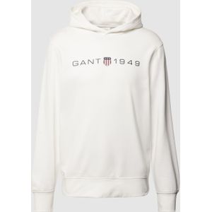 Hoodie met labelprint