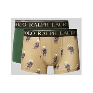 Boxershort met elastische logo in band in een set van 2 stuks