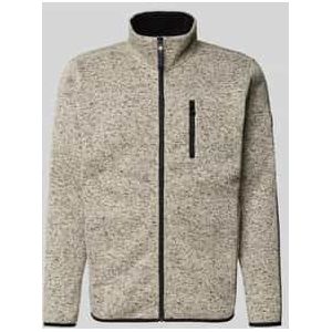 Sweatjack met opstaande kraag