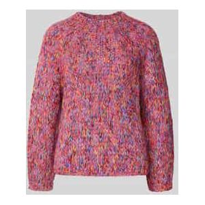 Gebreide pullover met ribboorden