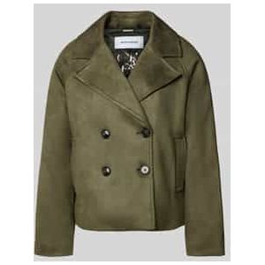 More & More - Blazer - Dames - Materiaalmix met Stretch - Regular Fit - Reverskraag