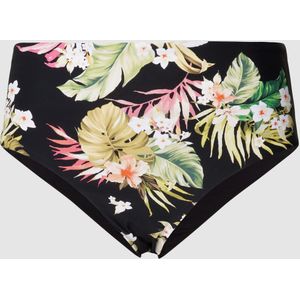 Bikinislip met bloemenmotief