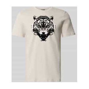ANTONY MORATO - T-shirt - Donkerbeige - Motiefprint - Kwartmouw