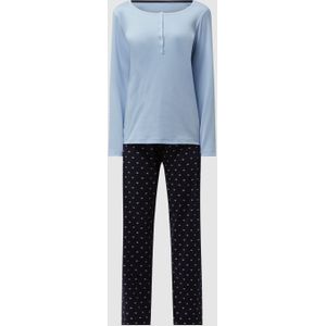 Modern fit pyjama van supima-katoen, model 'Night Lovers'