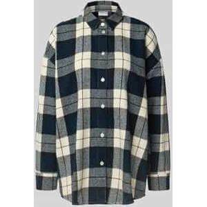 Relaxed fit overhemdblouse met manchetten