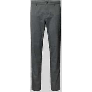 Slim fit broek met steekzakken