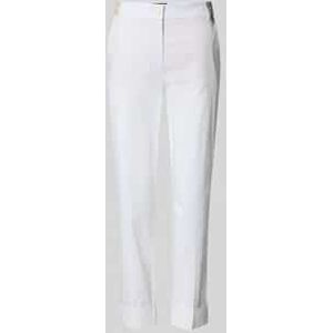 Regular fit broek met verkorte pasvorm en steekzakken