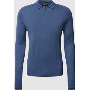 Pullover met polokraag van scheerwol