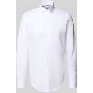 Slim fit zakelijk overhemd met extra lange mouwen