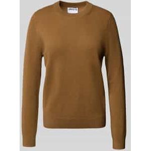 Gebreide pullover van kasjmier met ronde hals