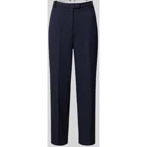 Slim fit stoffen broek met persplooien