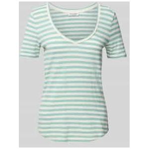 Marc O'Polo - T-shirt - Gestreept - Regular Fit - Katoen