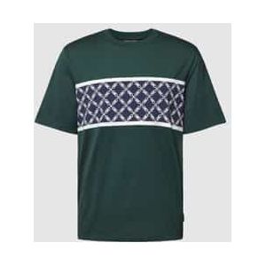 T-shirt met blokstrepen, model 'EMPIRE STRIPE'