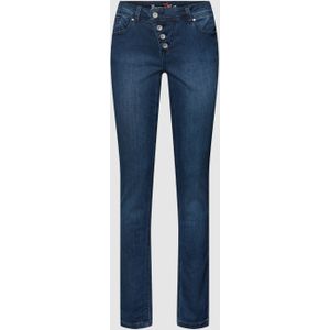 Skinny fit jeans met stretch, model 'Malibu Stretch Denim'