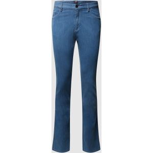 Jeans met stretch en rechte pasvorm