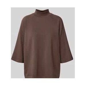 Sweatshirt met opstaande kraag en 1/2-mouwen, model 'BANU'