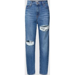 Jeans met labelpatch