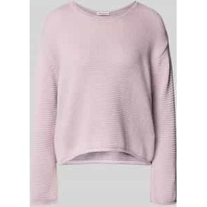 Comfort fit gebreide pullover van puur katoen
