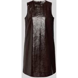 Mini-jurk in leerlook