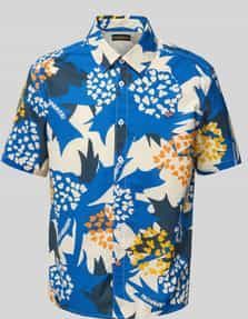 Slim fit vrijetijdsoverhemd met logostitching