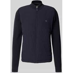 Gebreid jack met ritssluiting