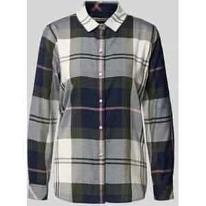 Relaxed fit overhemdblouse van puur katoen, model 'MOORLAND'