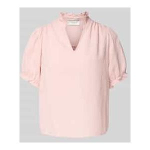 Blouseshirt met V-hals, model 'Odesa'