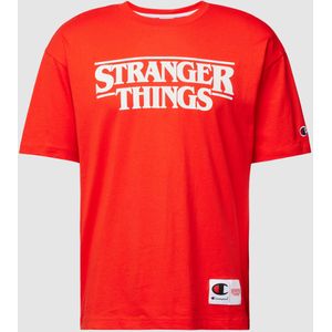 T-shirt met print - Champion x Stranger Things
