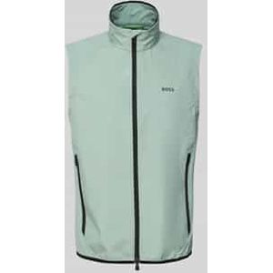 BOSS - Golfgilet - Turquoise - Synthetisch - Normale Pasvorm
