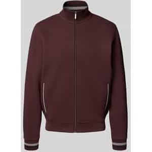 Sweatjack met opstaande kraag