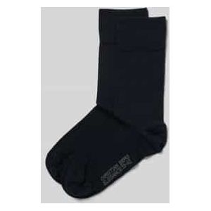 Sokken met labelprint in een set van 2 paar