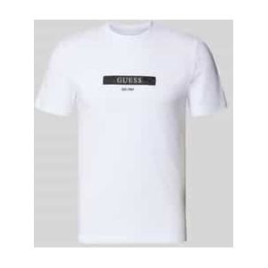 T-shirt met labeldetail