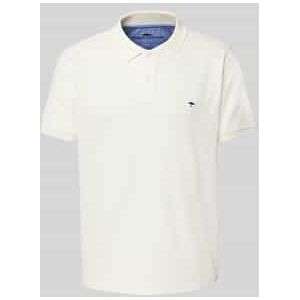 Regular fit poloshirt met logostitching