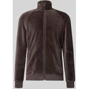 Sweatjack met opstaande kraag