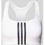 adidas Performance - Bustier - Nauwsluitend Model - Vierkante Hals - Labeltypische Strepen