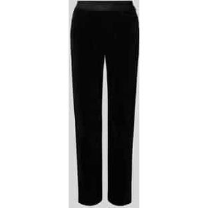 Stoffen broek met elastische band met logo