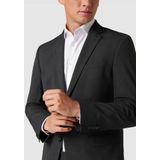 HECHTER PARIS - 2-Knoops Colbert - Effen - Materiaalmix met Scheerwolgehalte