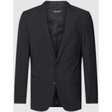 HECHTER PARIS - 2-Knoops Colbert - Effen - Materiaalmix met Scheerwolgehalte