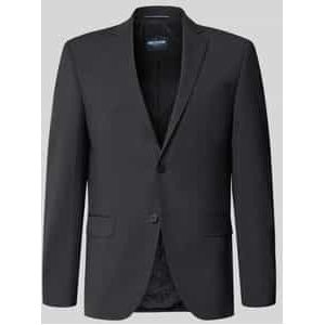 HECHTER PARIS - 2-Knoops Colbert - Effen - Materiaalmix met Scheerwolgehalte