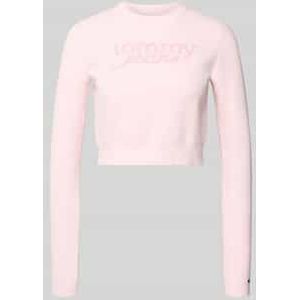 Regular fit pullover met labelstitching