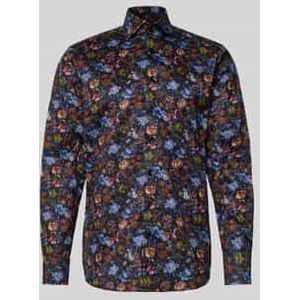 OLYMP SIGNATURE Overhemd, tailored fit, SIGNATURE Kent, Nachtblauw