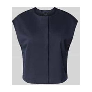 Wide fit gilet met ronde hals, model 'Umandy'