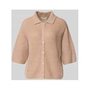 Fynch-Hatton - Gebreide Cardigan - Dames - Materiaalmix met Alpaca - Platte Kraag