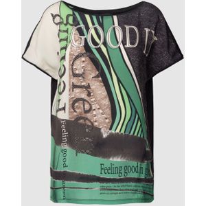 T-shirt met all-over motief