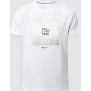 T-shirt met fotoprint, model 'Alfred'